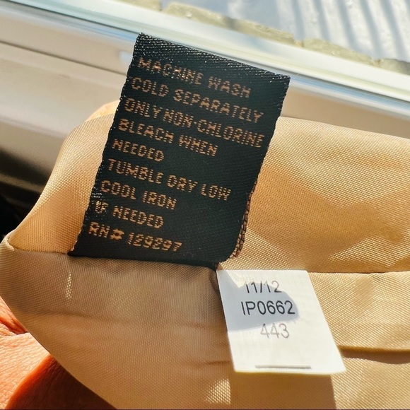 Iman brown safari front zipper dress  long sleeve M animal print trim - Picture 9 of 10